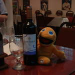 He doesnt seem to want to let go of the wine