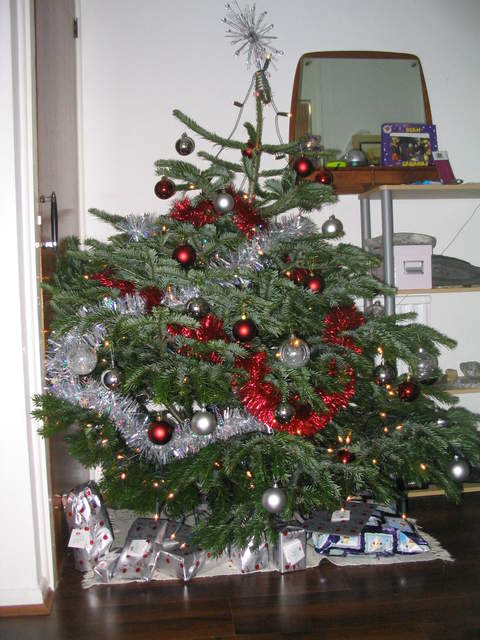 Our tree, with presents