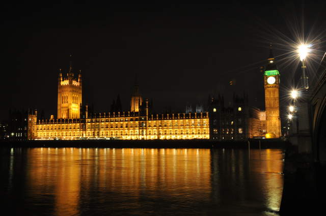 Houses of Parliament at night