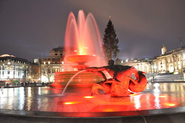 World Aids Day Fountains