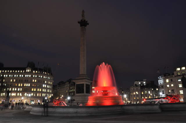 World Aids Day Fountains