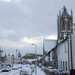 St Andrew's in the snow
