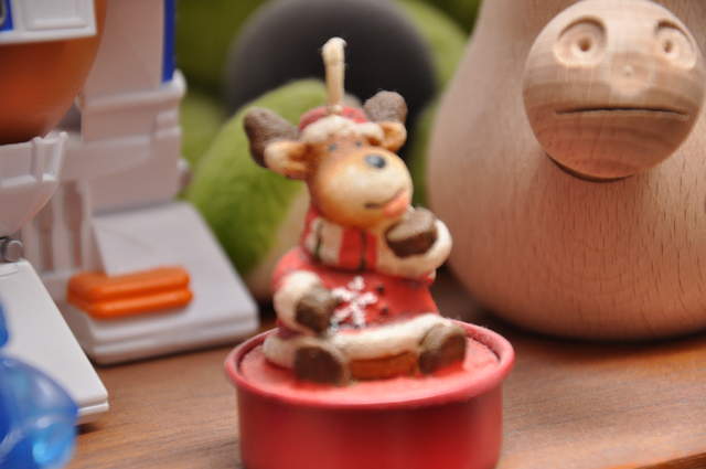 Reindeer candle