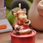 Reindeer candle