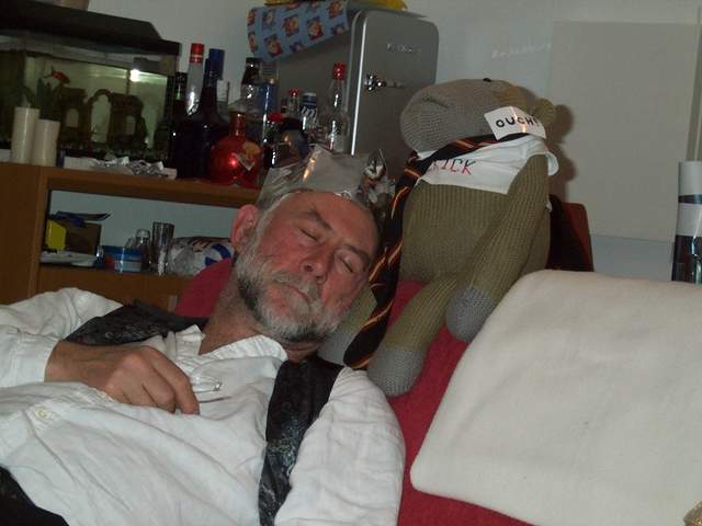 Guy, sleeping