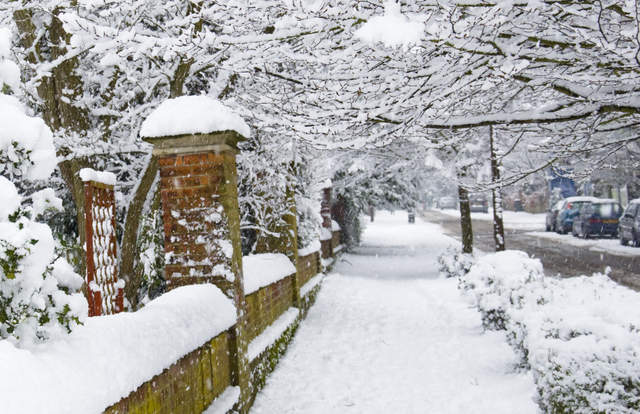 Church Road snow