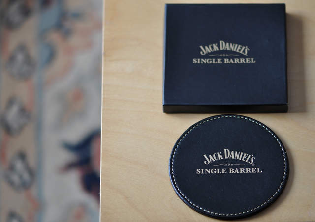 Jack Daniel Single Barrel coasters