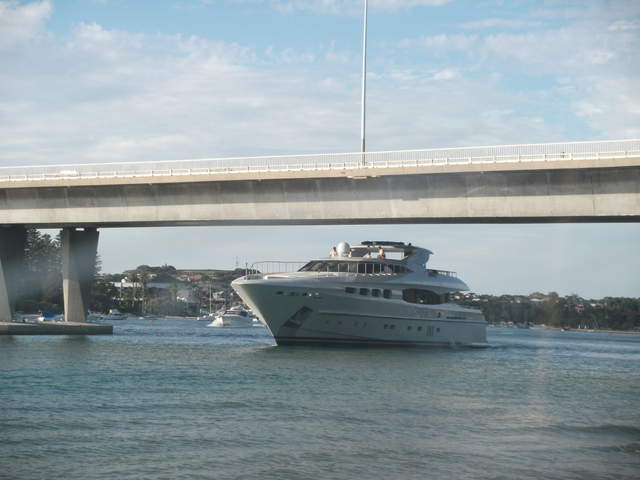 This one made it through that bridge okay but it was a tight fit through the next one!