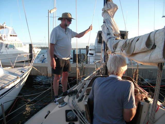 Off on a twilight sail