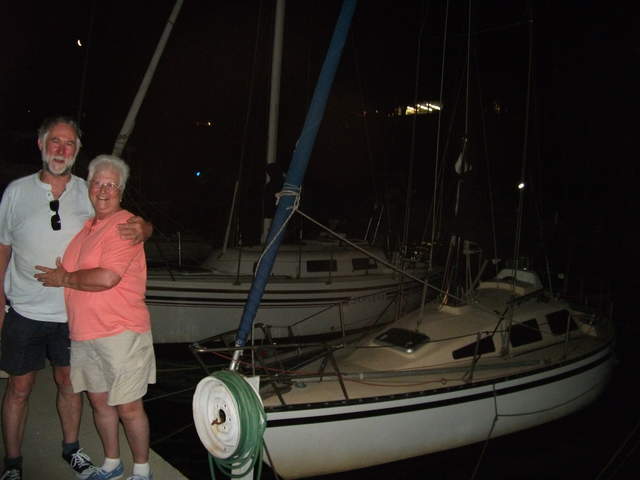 Back on dry land!